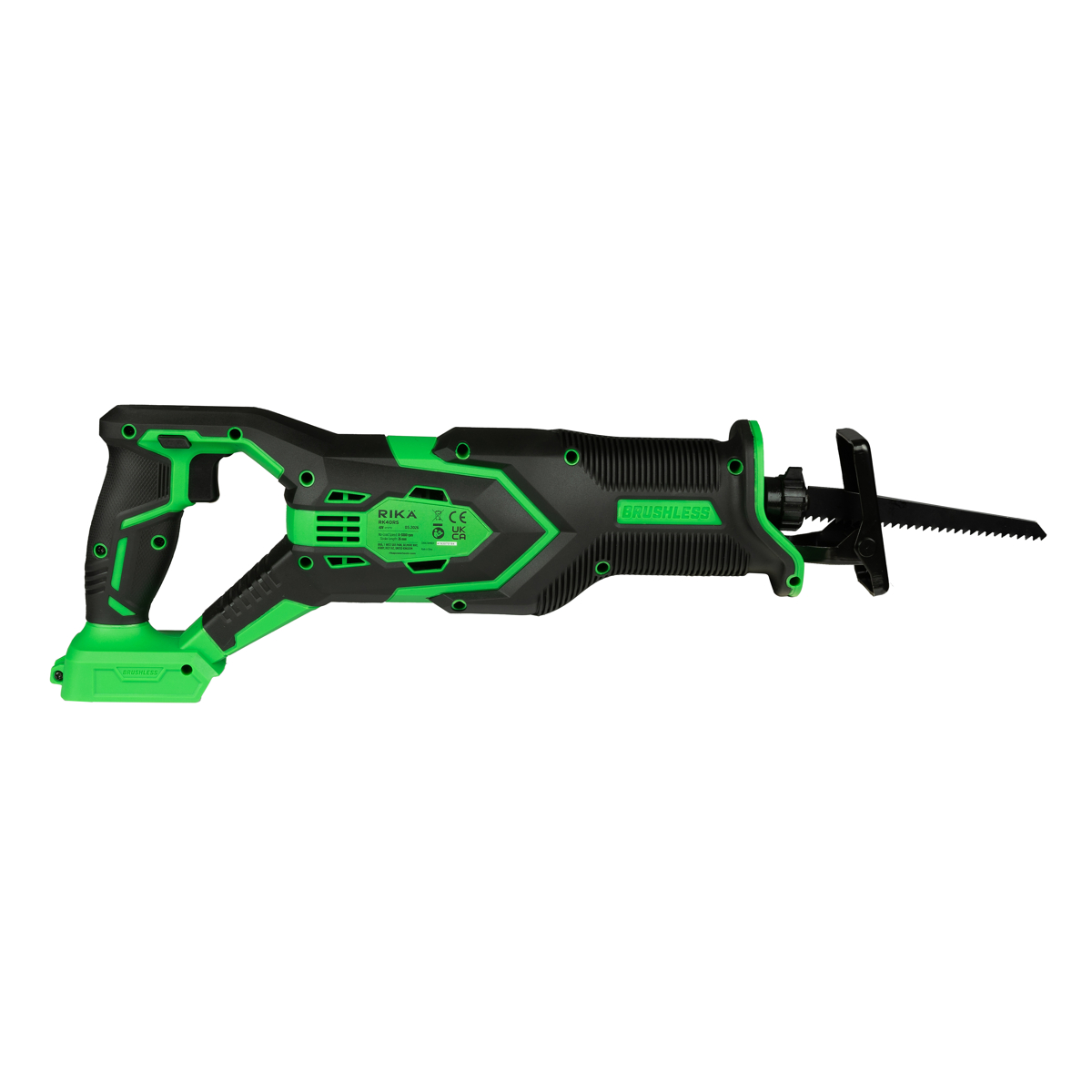 Rikä RK40 40V Cordless Reciprocating Saw | Brushless Motor | Body Only